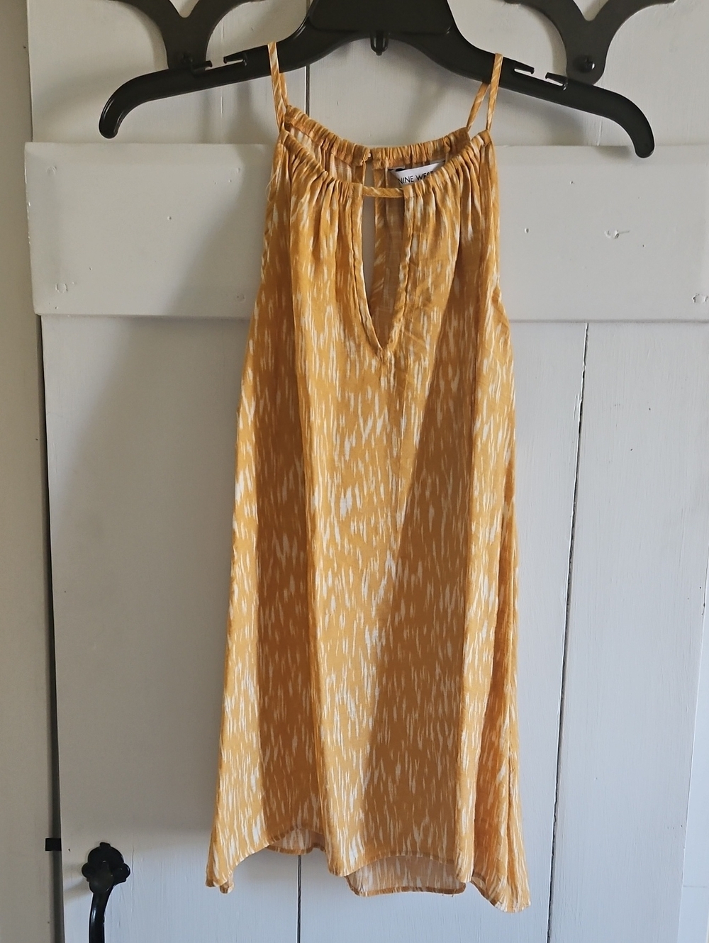 Lightweight Yellow Printed Women's Skirt